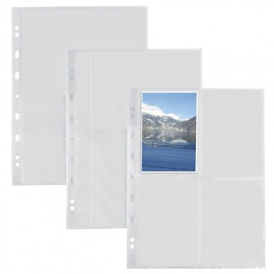 Buste forate atla f a4 - 21x29,7cm colore trasparente