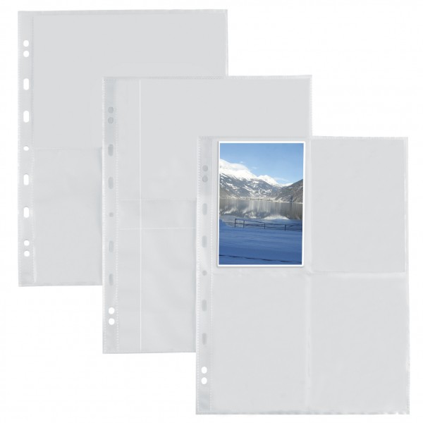 Buste forate atla f a4 - 21x29,7cm colore trasparente