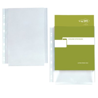 Buste forate atla gs a4 - 21x29,7cm colore trasparente