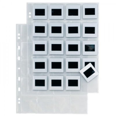 Buste forate atla f dia 20 22x30 colore trasparente