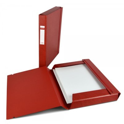 Archivio 3l - scatola portaprogetti colore rosso