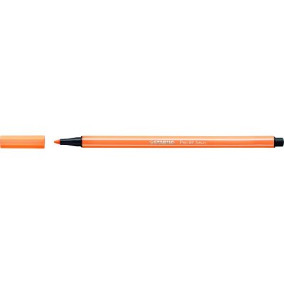 Pennarelli pen 68 neon colore arancione fluo