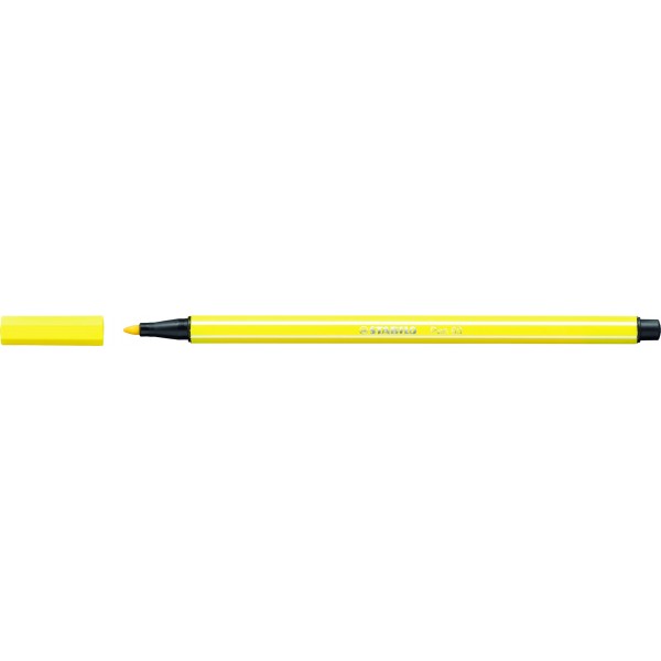 Pennarelli pen 68 colore giallo limone