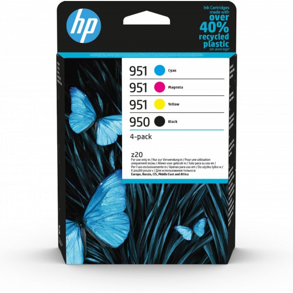 950 951 cartuccia multipack cmyk colore nero, ciano, magenta, giallo
