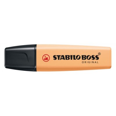STABILO Evidenziatore BOSS ORIGINAL, punta a scalpello, inchiostro a base d'acqua - 2-5mm - Arancione papaya