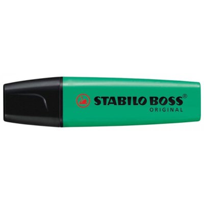 STABILO Evidenziatore BOSS ORIGINAL, punta a scalpello, inchiostro a base d'acqua - 2-5mm - Turchese