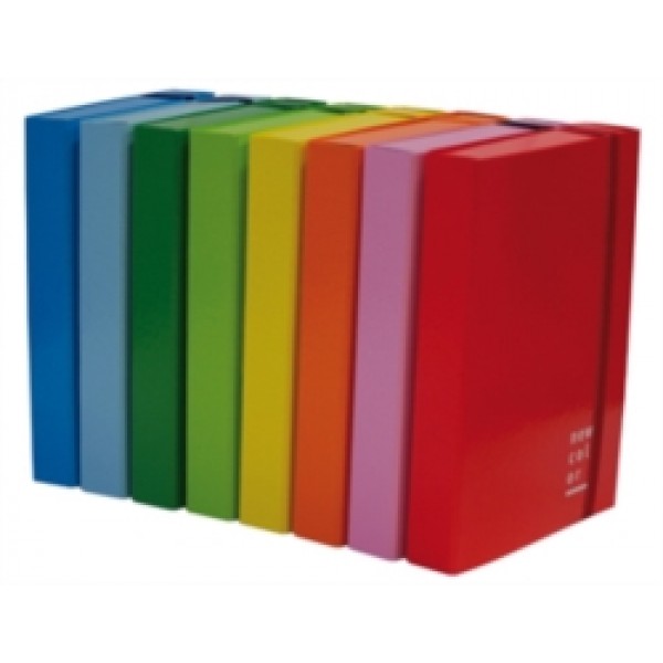 BREFIOCART cartellina progetto elastico piatto dorso 10cm 25x35cm - Arancione