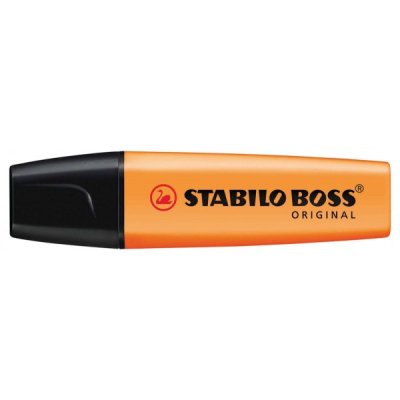 STABILO Evidenziatore BOSS ORIGINAL, punta a scalpello, inchiostro a base d'acqua - 2-5mm - Arancione
