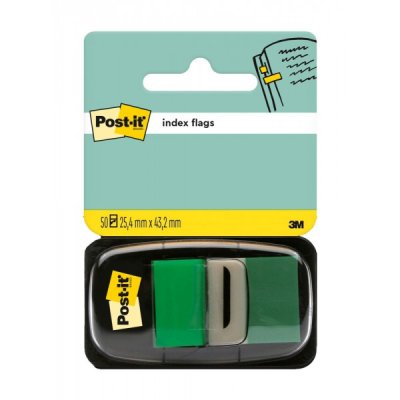 Segnapagina post-it 680-3 25,4x43,6mm colore verde