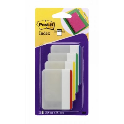 Segnapagina post-it index strong 686 medium 50x38mm colore arancione, rosa, verde