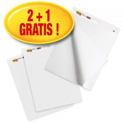 Post-it 559 - blocco ricambio per lavagna colore bianco