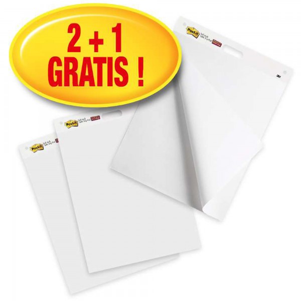 Post-it 559 - blocco ricambio per lavagna colore bianco