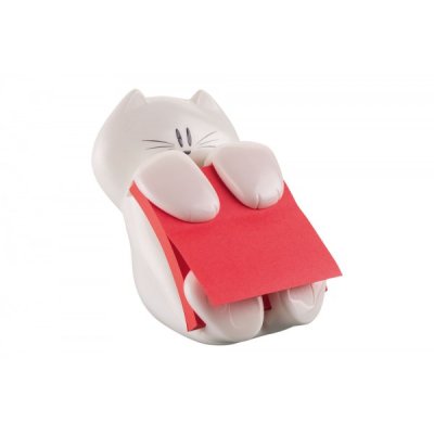 Foglietti post-it super sticky dispenser cat-330 70x70mm colore bianco