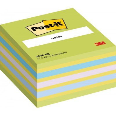 Cubo post-it 76x76mm Assortiti