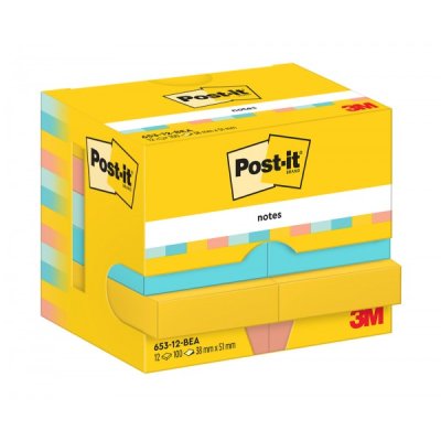 Foglietti post-it colori beachside 653 38x51mm colore assortiti