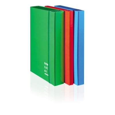 BREFIOCART cartellina progetto elastico piatto dorso 5cm 25x35cm - Verde chiaro