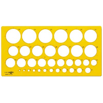 Maschera per cerchi con smusso 1/35mm colore arancione trasparente