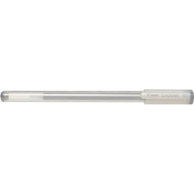Choose - penna a sfera colore argento tipo punta conica