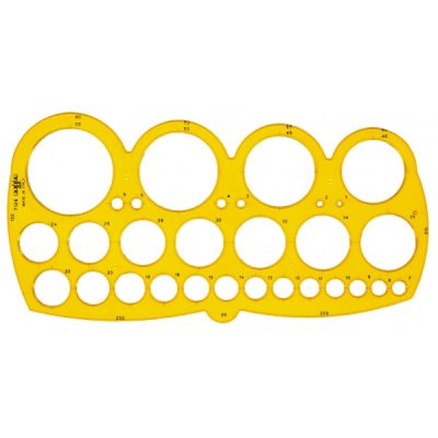 Maschera per cerchi 1/55mm colore giallo