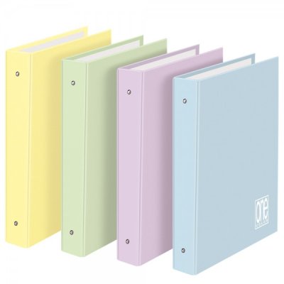 Raccoglitore one color 26x32cm d.3 cm assortiti pastello colore assortiti pastello