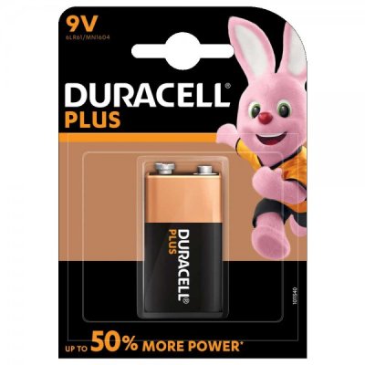 DURACELL batteria alcalina transistor MN1604 9V